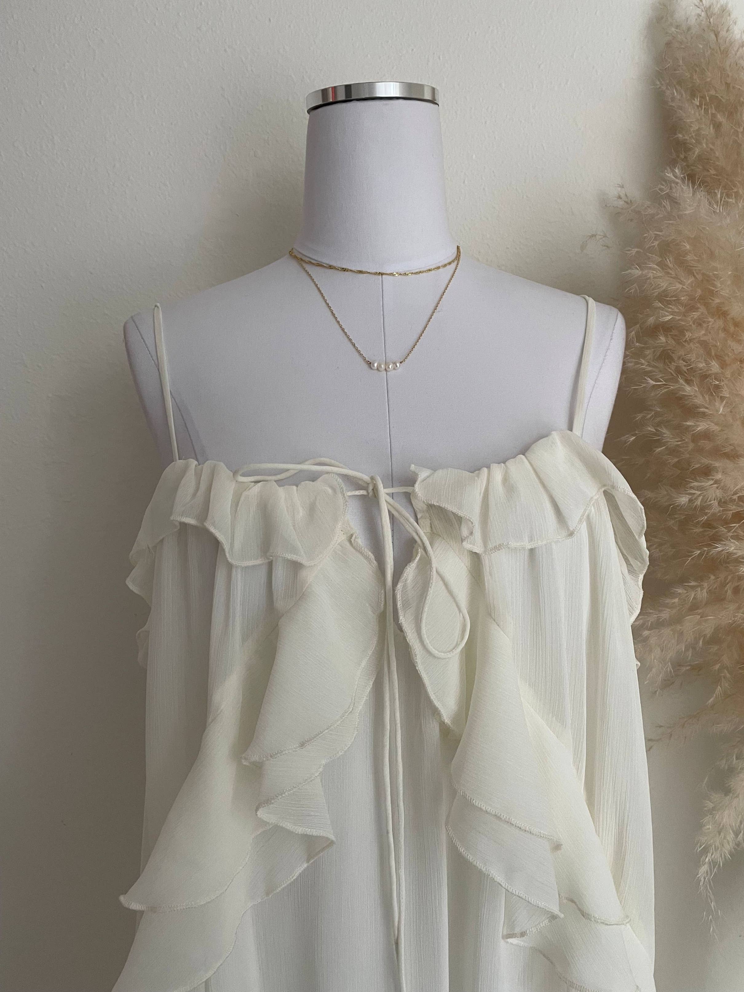 Ruffled Mini Dress