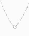 Mini Horsebit Rope Carabiner Pendant Necklace