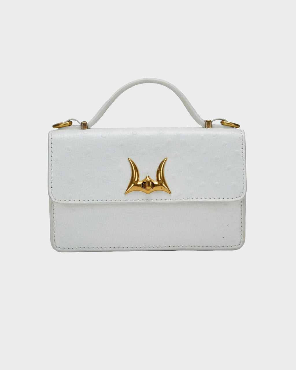Loyal West Valencia Leather Bag - Black & White Cowhide