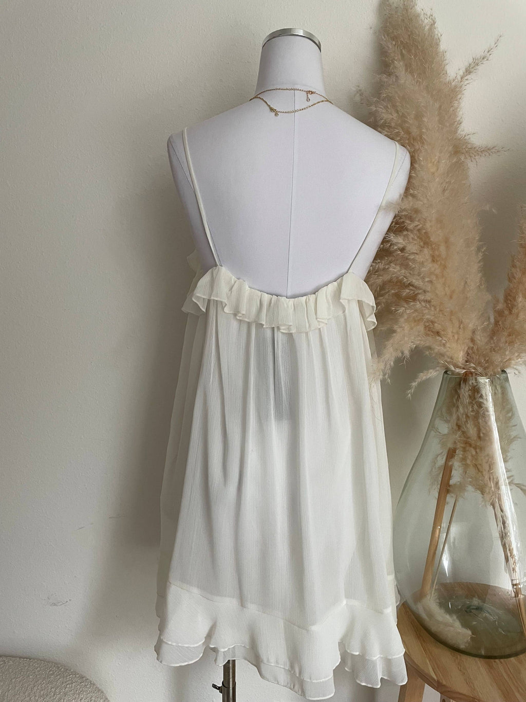 Ruffled Mini Dress