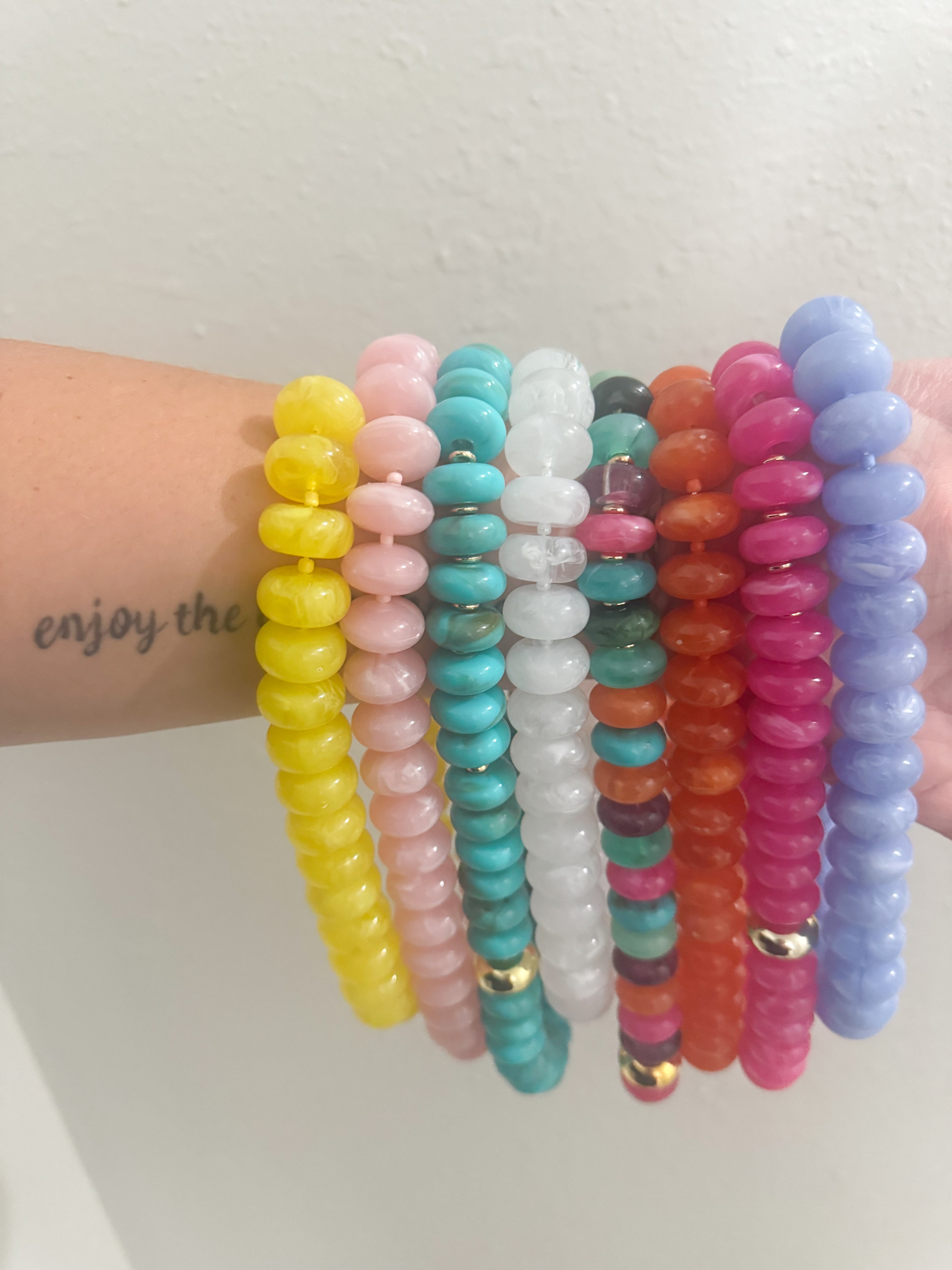 Chunky Colorful Beaded Necklaces
