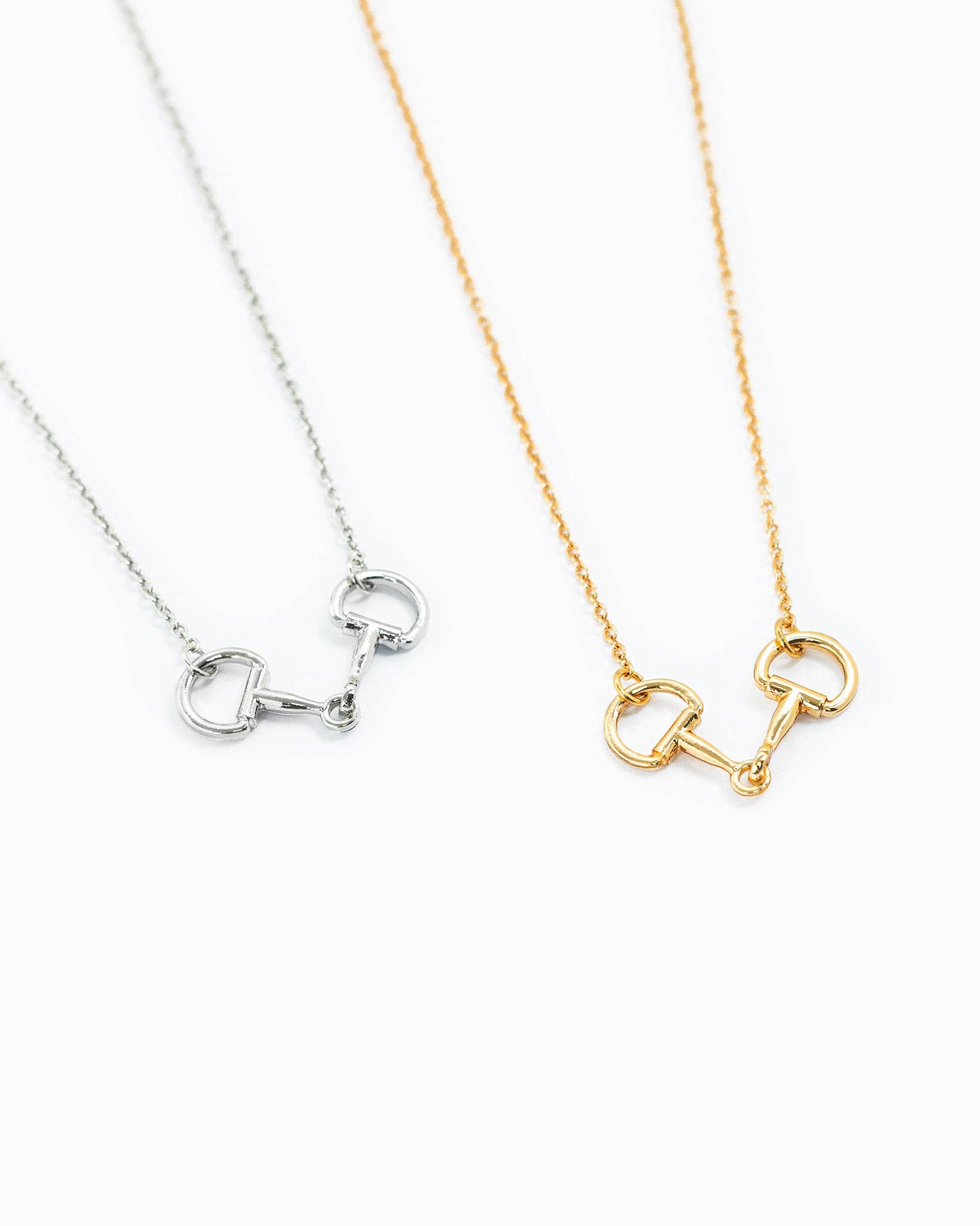Western Double Linked Horsebit Necklace