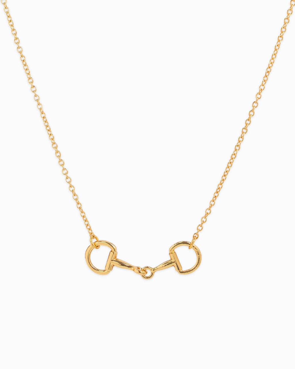 Western Double Linked Horsebit Necklace