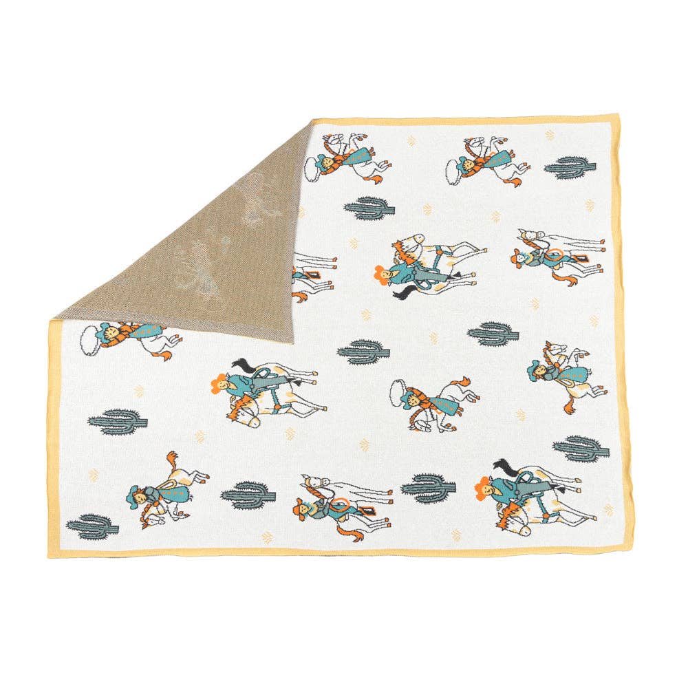 Cowgirl Roundup Throw